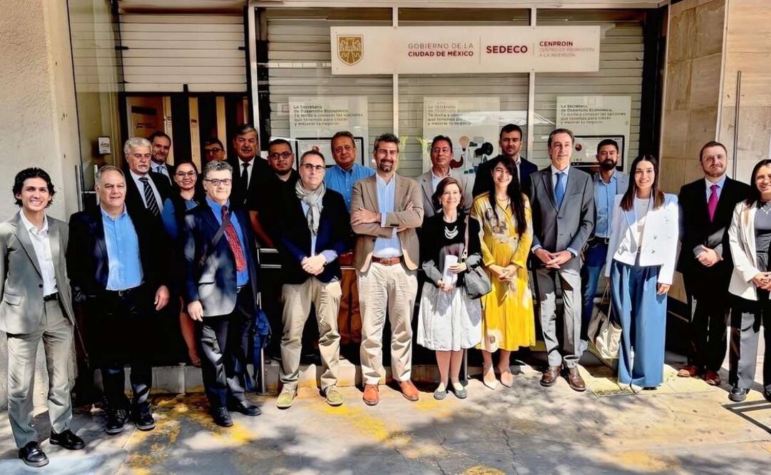 Sedeco invitó a sectores económicos  de Italia a invertir en la CDMX (08/05/2025). Foto: Especial