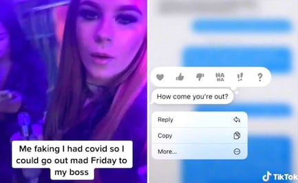 Mujer finge tener Covid para no trabajar y se va de fiesta; su jefe la descubre    