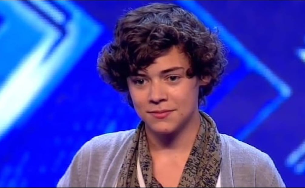 A sus 16 años, Styles audicionó para formar parte del programa "The X  Factor". Foto: YouTube.
