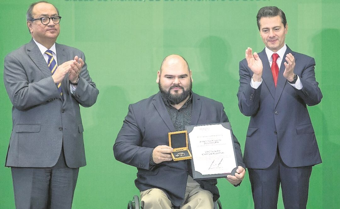 José de Jesús Castillo, distinguido en categoría deporte paralímpico.