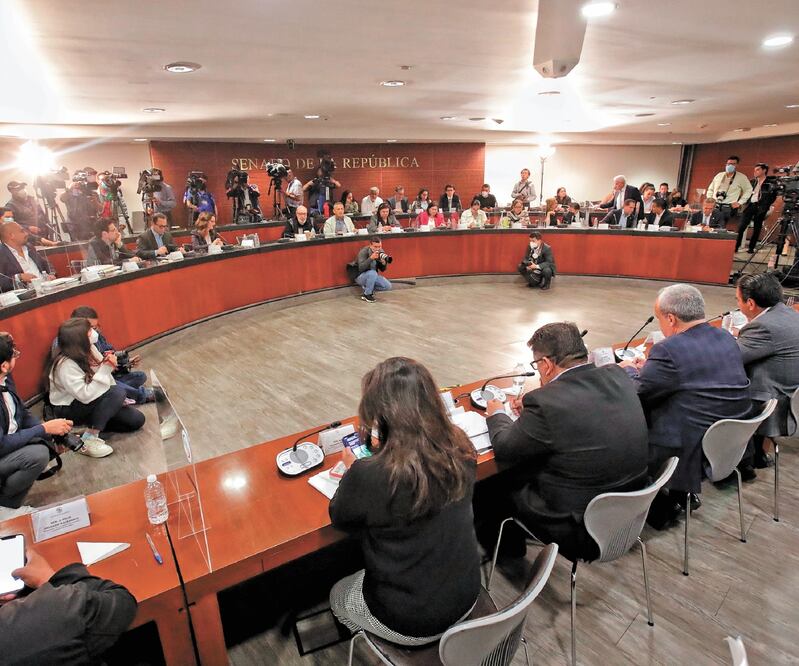 Reforma que amplía plazo al Ejército en las calles avanza en comisiones. Necesita 81 votos para su aval. Foto: Fernanda Rojas/ EL UNIVERSAL