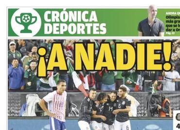 Dolió mucho en Paraguay la goleada que propinó México