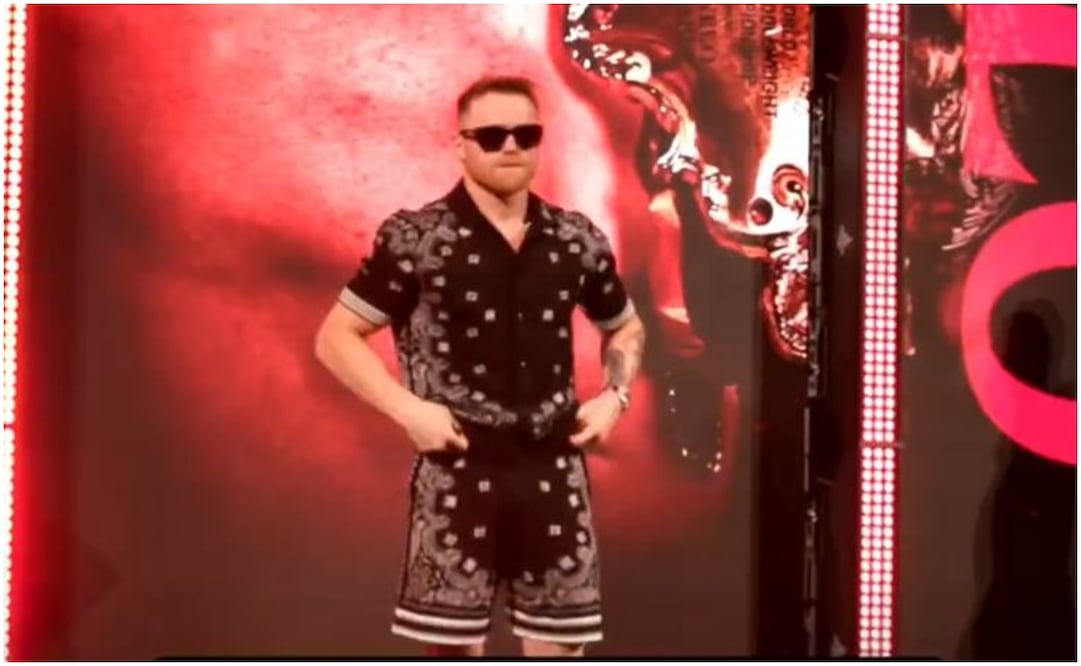 Outfit de Canelo Álvarez Foto: Capturas