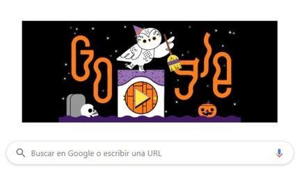 Google celebra el día de Halloween con un doodle