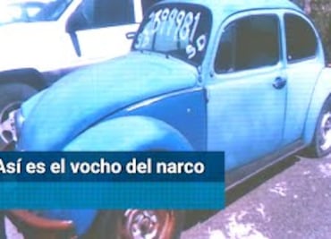 Un “vocho” oxidado, la estrella de la subasta de bienes del narco