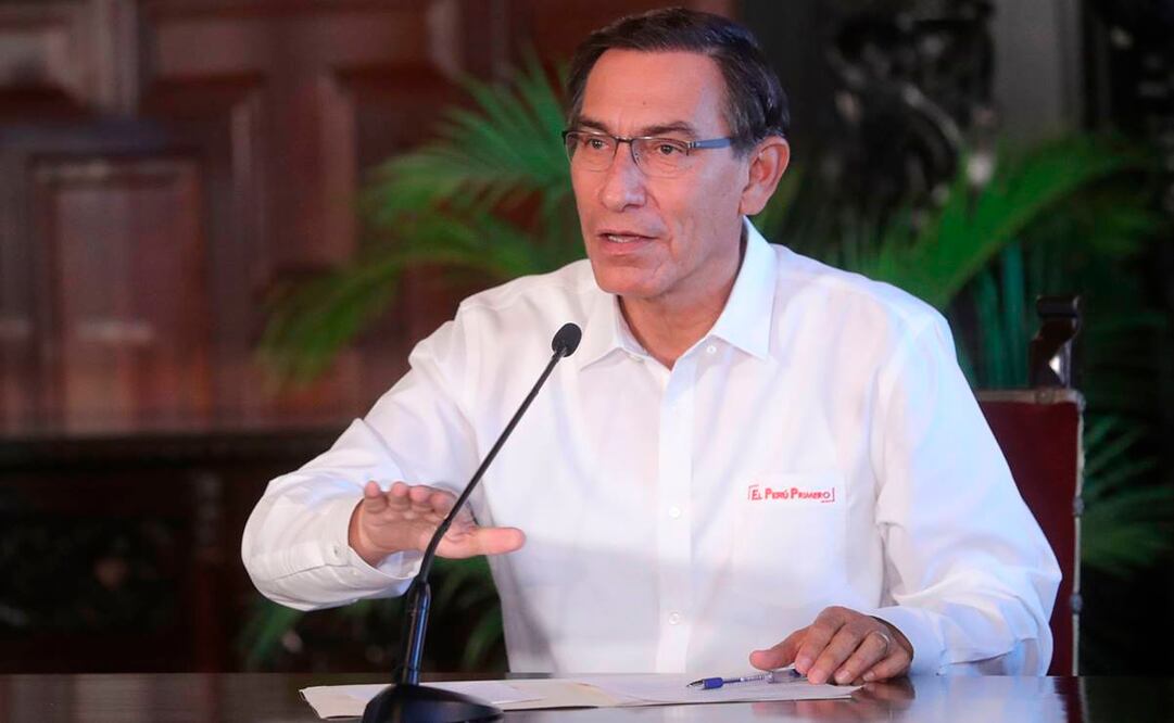 Martín Vizcarra, presidente de Perú. Foto: AFP 