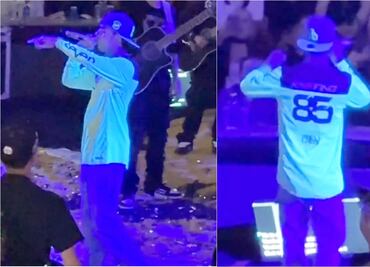 "Se la tienen que pedir a su gobierno", dice Natanael Cano sobre uno de sus corridos; le apagan el sonido en vivo