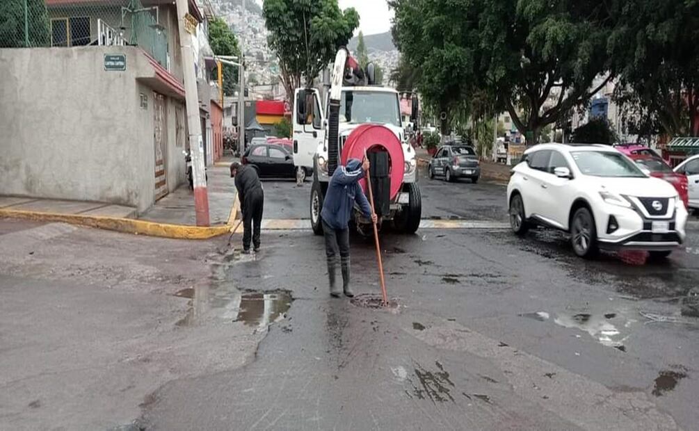 Protección Civil de Tlalnepantla ubica 13 puntos de riesgo por inundaciones y deslaves. Foto: Especial