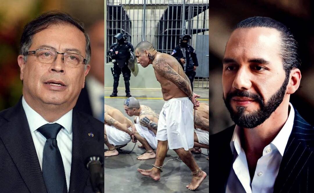 Imagen de nueva cárcel en El Salvador, difundida por el gobierno. Foto: AFP - AP