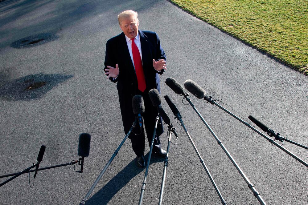 El presidente estadounidense, Donald Trump. Foto: AFP
