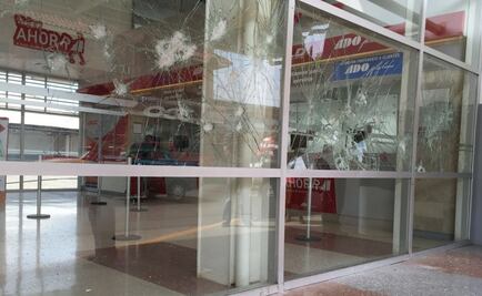 Vandalizan central camionera en Chiapas 