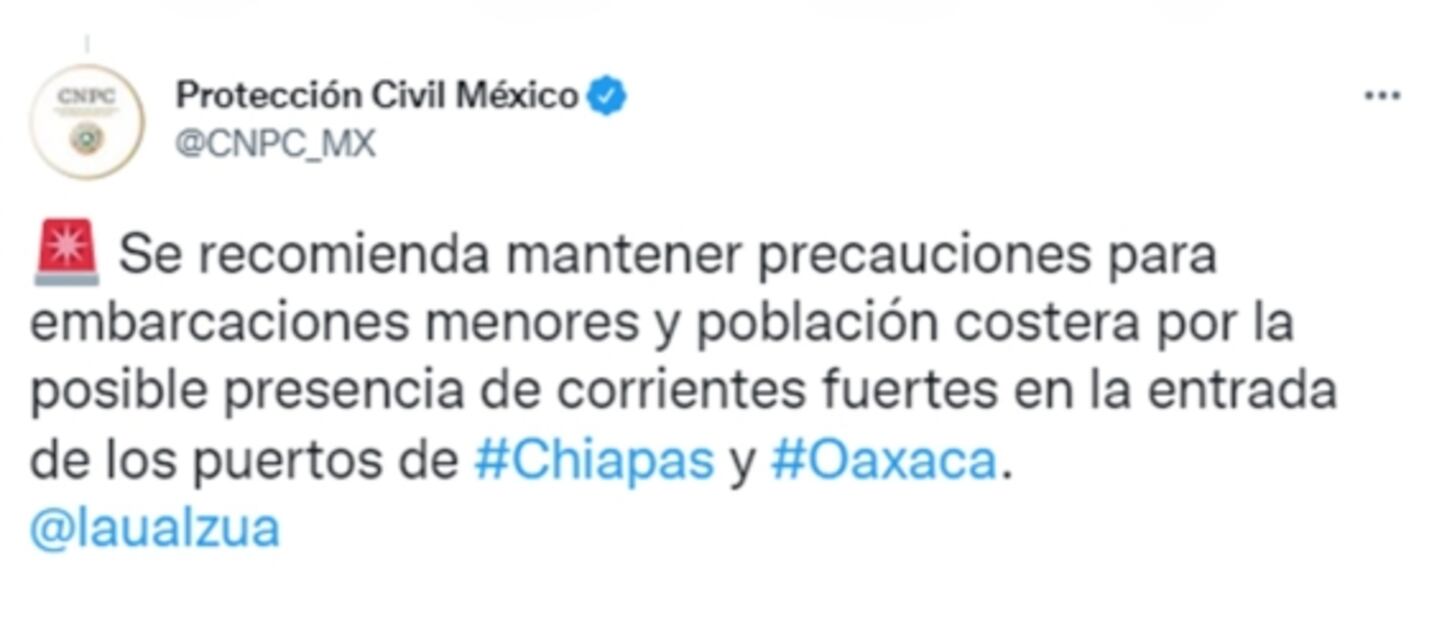 Se registra sismo de 6.2 grados en Ciudad Hidalgo, Chiapas; no se reportan daños