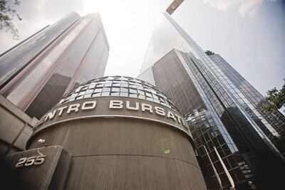 Bolsa Mexicana de Valores avanza tras cinco jornadas de pérdidas