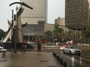 Llueve en 7 delegaciones de la capital