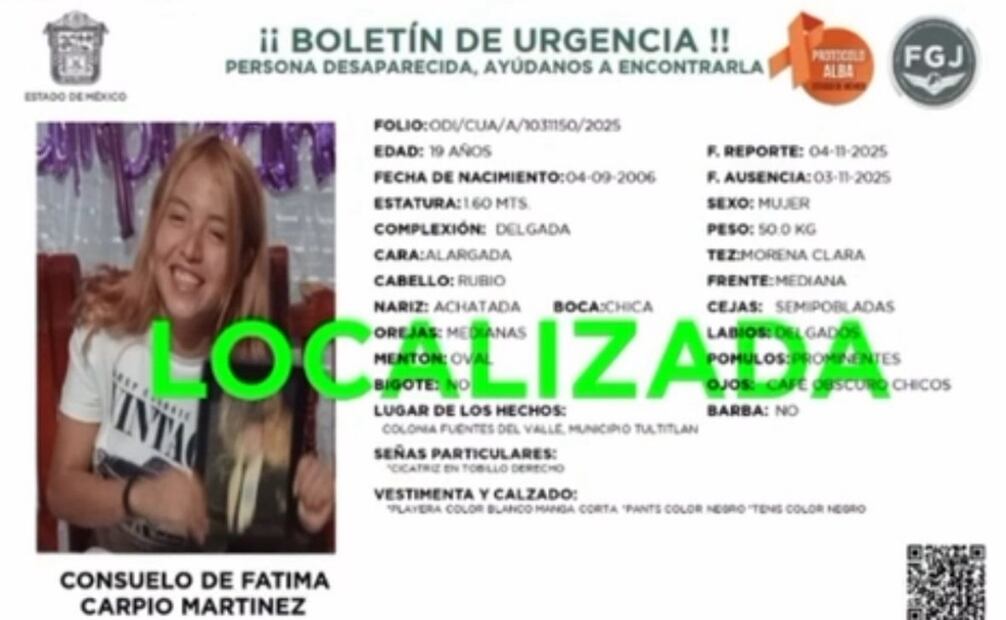Este miércoles, el gobierno local dio a conocer la información sobre el hallazgo de Carpio.
Foto:Especial.