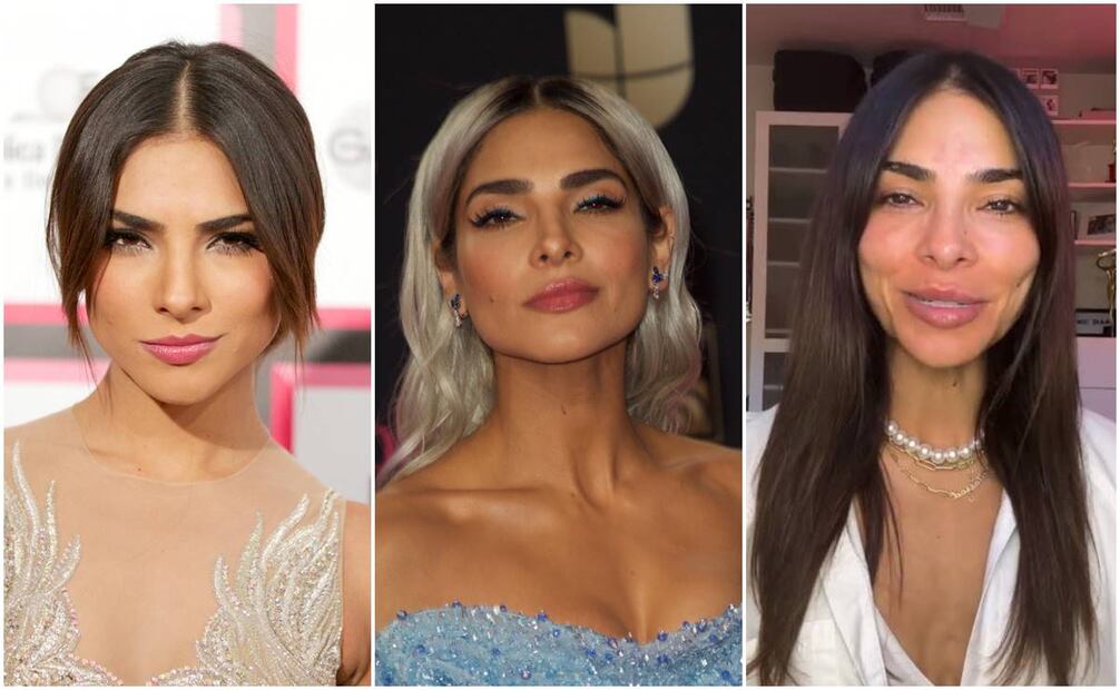 Alejandra Espinoza a través del tiempo: en 2013, 2020 y 2023. Foto: Archivo Clasos.