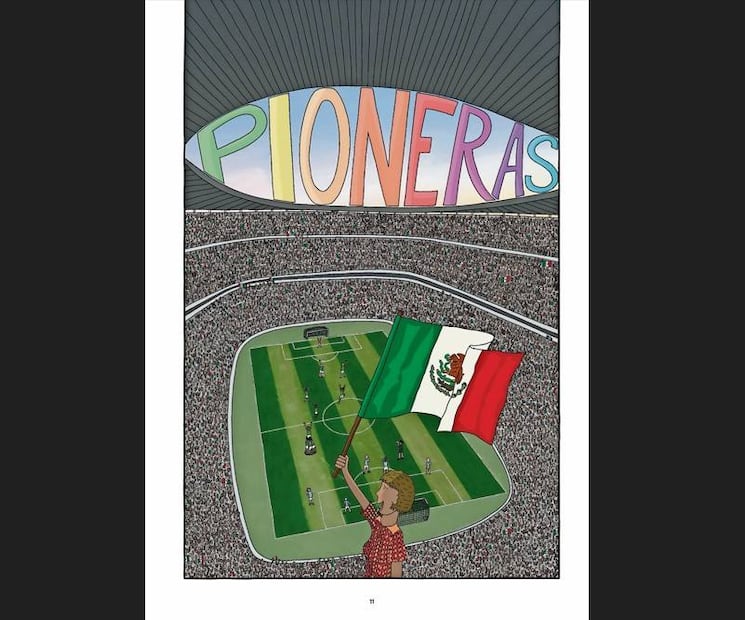 El partido cumbre de las futbolistas fue el 5 de septiembre de 1971, en el Estadio Azteca. Una historia poco conocida en la historia del deporte nacional. Crédito: CORTESÍA FCE