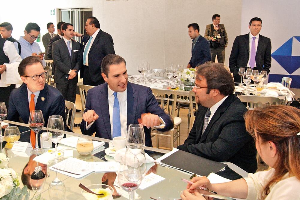 El gobernador Rafael Moreno Valle, durante el festejo del Día de la Libertad de Expresión, el pasado martes (Especial)