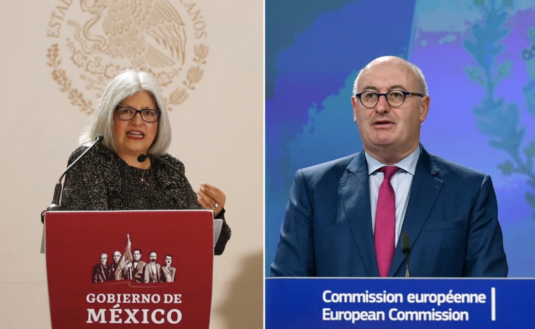 Mexico’s Economy Minister Graciela Márquez Colín and EU Trade Commissioner Phil Hogan reached the agreement - Photo: File photo & AFP