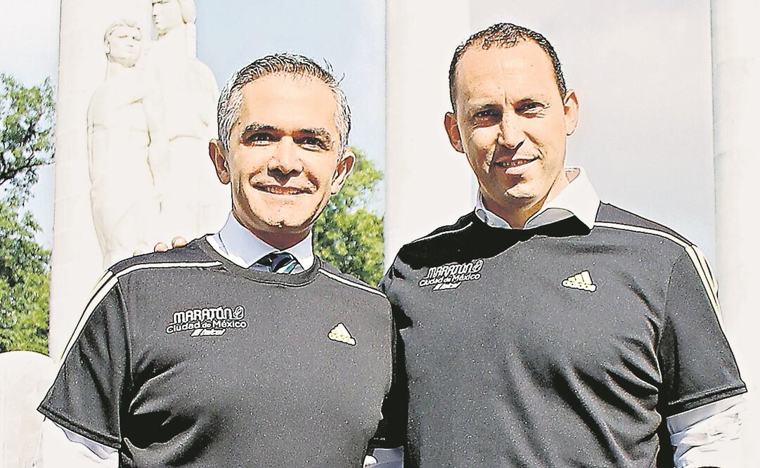 El jefe de Gobierno, Miguel Ángel Mancera, y el titular del Indeporte se coordinan para que no haya contratiempos (ÁLVARO PAULIN. IMAGO7)