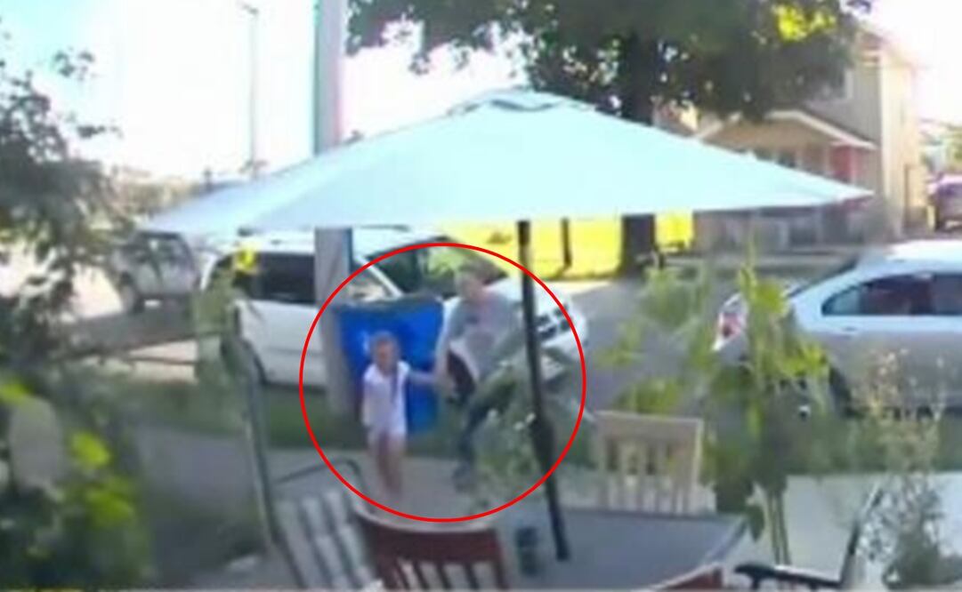 Un hombre toma del brazo a una niña e intenta llevársela: inquietante video se volvió tendencia en redes sociales. (Foto: captura / Good Morning America)