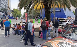 Maestros de la CNTE cierran Paseo de la Reforma; reiteran invitación a Sheinbaum para negociar