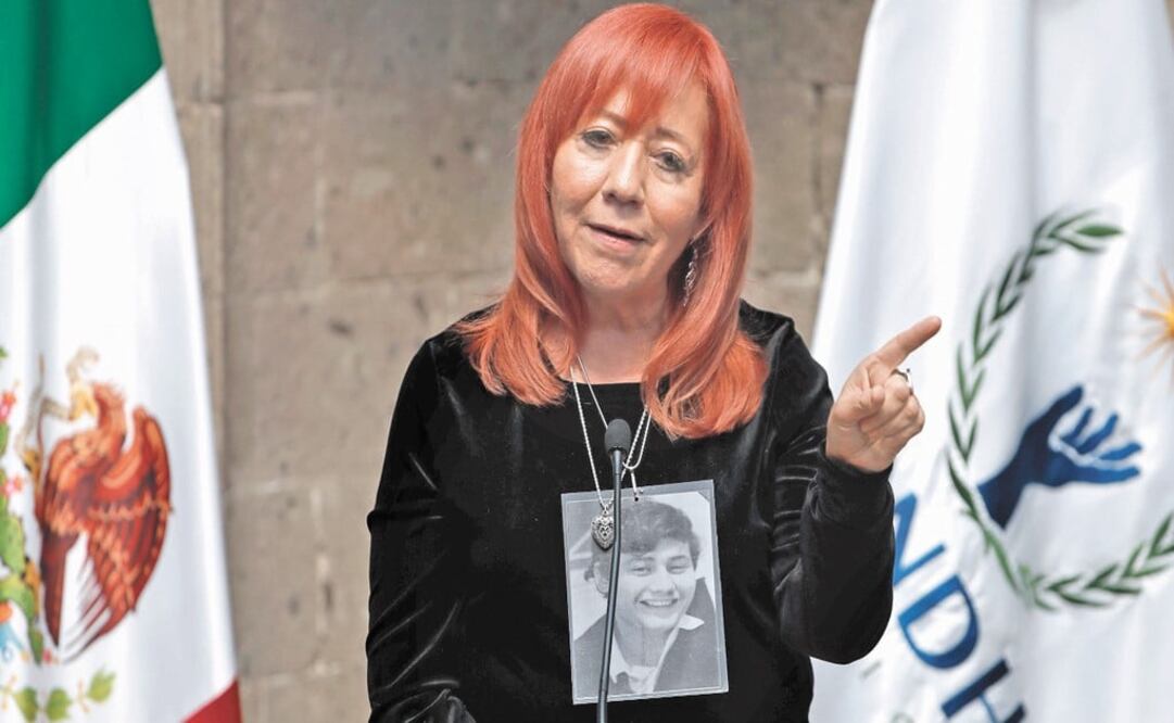 La presidenta de la Comisión Nacional de los Derechos Humanos. Foto: AP