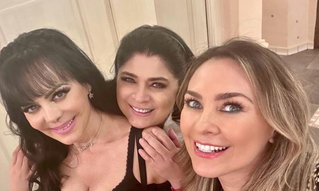 Maribel Guardia, Victoria Ruffo y Aracely Arámbula. Fuente: Instagram @aracelyarambula