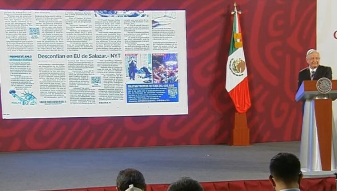 La mañanera de AMLO, 5 de julio, minuto a minuto