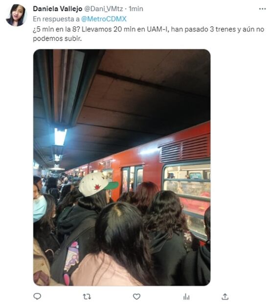 ¿Qué pasa en el Metro CDMX? Reportan máxima afluencia en las Líneas 3 y 9 este martes  