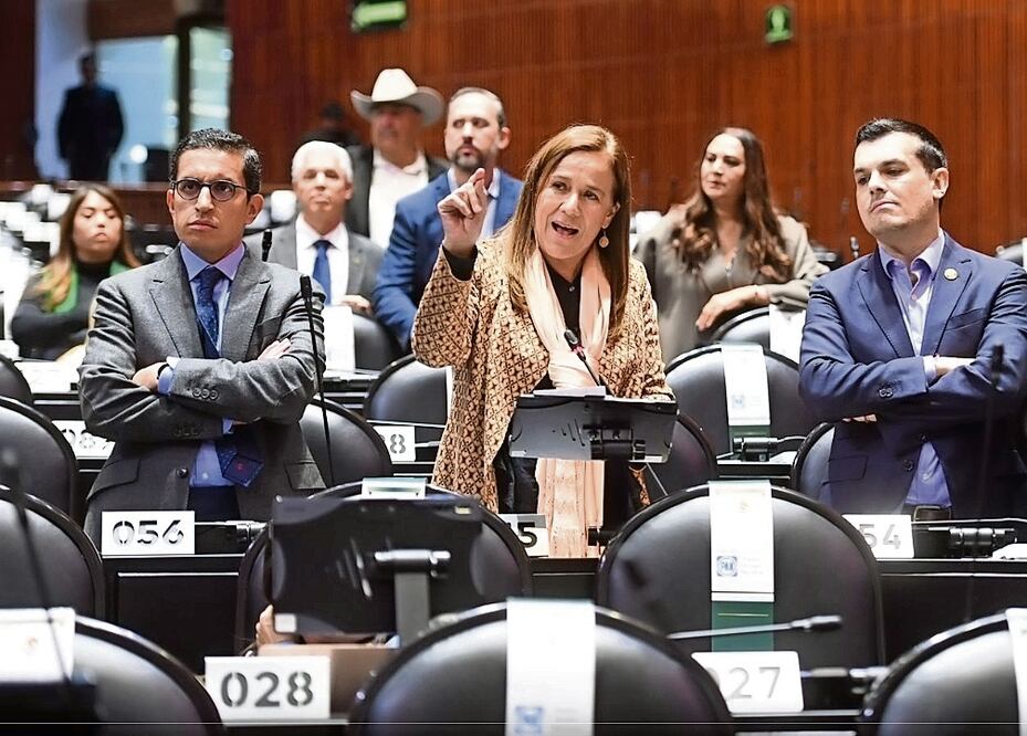 La legisladora Margarita Zavala, del PAN, precisó que en la oposición no defienden a la Corte, sino el principio de división de poderes Foto: Especial