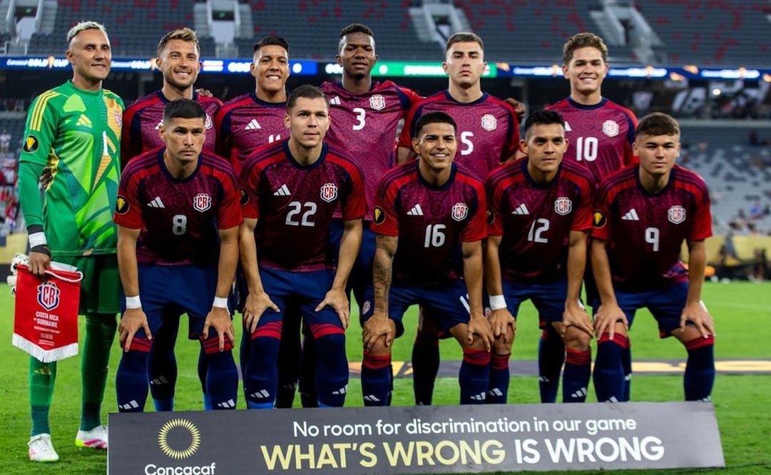 Selección de Costa Rica en su debut en Copa Oro | FOTO: @navaskeylor