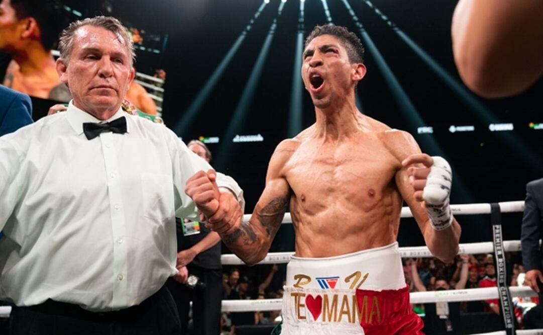 Rey Vargas tras vence a Mark Magsayo - FOTO: Cortesía