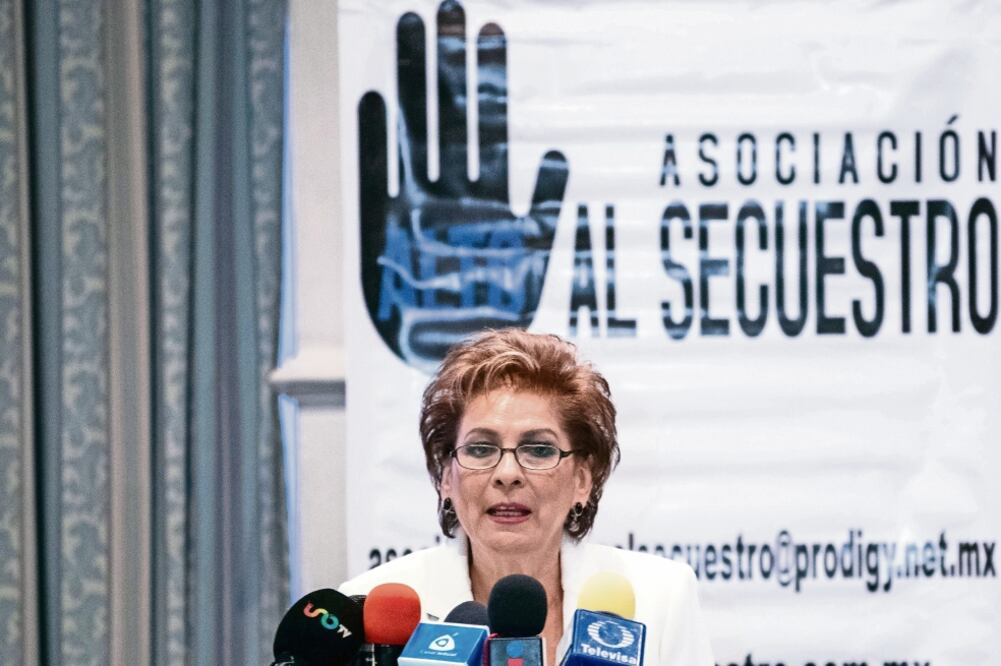 Piden analizar plan antisecuestro. Isabel Miranda de Wallace hizo un llamado para abordar el tema del Plan Nacional contra el Secuestro (GERMÁN ESPINOSA. EL UNIVERSAL)