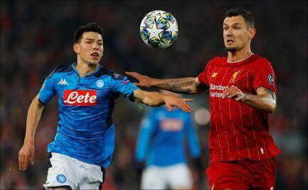 Liverpool empató con el Napoli de Hirving Lozano en la Champions League