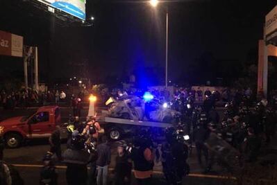 Policía Federal libera carretera México- Pachuca