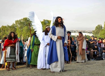 FOTOS: Saldo blanco durante el inicio de la 182 Representación de la Semana Santa en Iztapalapa
