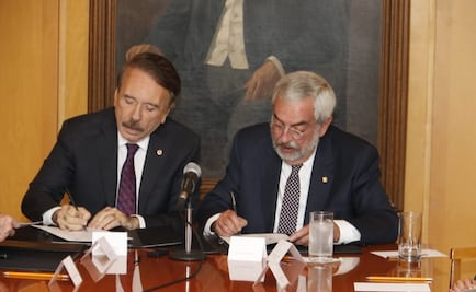 Firman convenio UNAM, IPN Y AC para enfrentar escasez de agua a mediano plazo