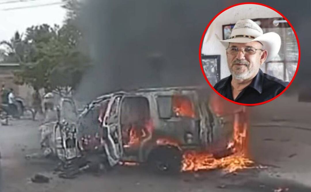 Momento en que el ex líder los autodefensas es atacado Foto: Especial