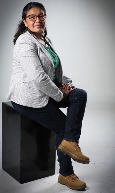 Yanet Aguilar Sosa, quien ganó el Premio Filey de Literatura. Foto: Juan Boites / EL UNIVERSAL.