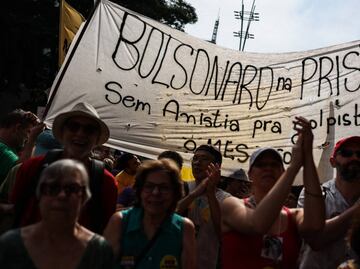 Cientos de brasileños protestan y exigen encarcelar a Jair Bolsonaro; demandan que no haya impunidad por intento de golpe de Estado