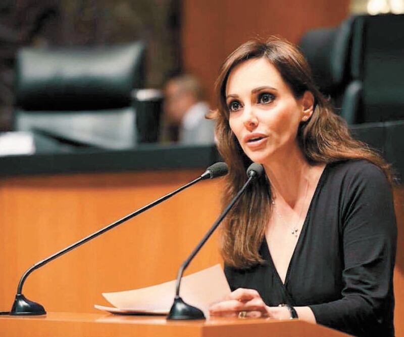 La Comisión Nacional de Honestidad y Justicia de Morena ordenó la expulsión de la senadora Lilly Téllez de la bancada, pues dice, no comparte, no respeta ni representa lo establecido en los documentos básicos del partido. ARCHIVO EL UNIVERSAL