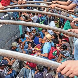 Caravana se fragmenta en su camino a la CDMX