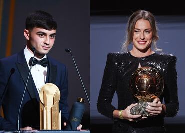 Pedri y Alexia Putellas, dos galardonados históricos en el Balón de Oro