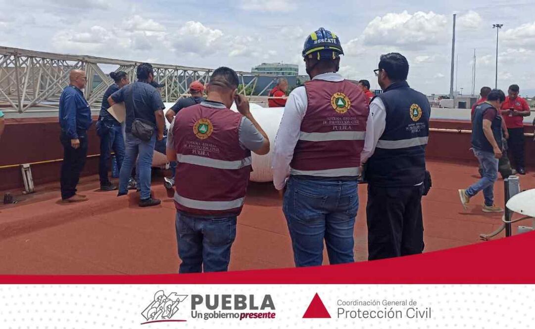 Por fuga de gas desalojan a pacientes y médicos de hospital en Cholula, Puebla. Foto: Especial