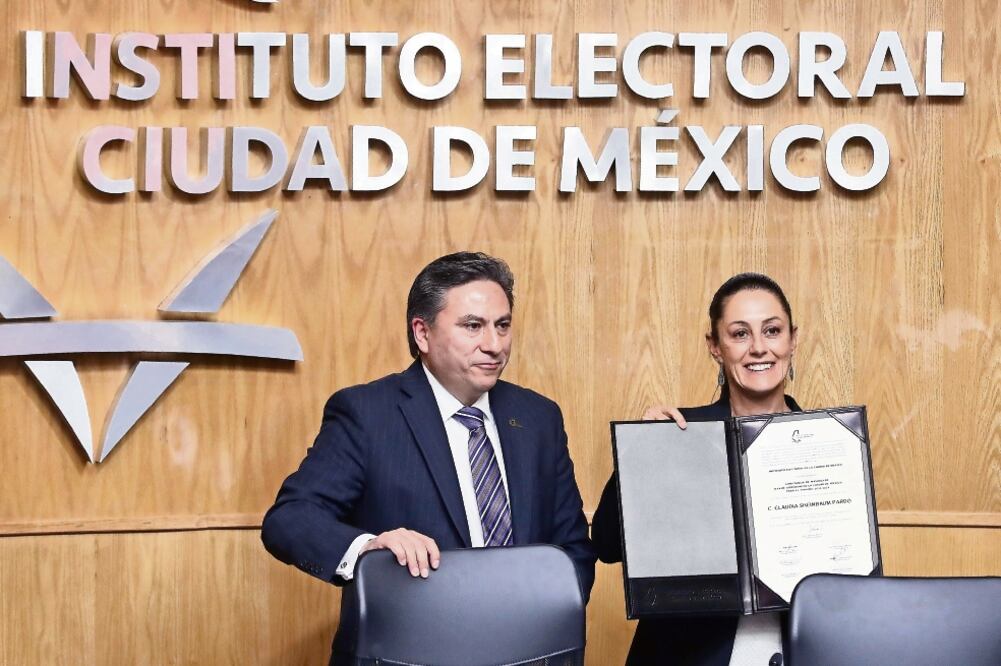 La jefa de Gobierno electa de la Ciudad de México, Claudia Sheinbaum, resultó ganadora con 2.5 millones de votos (JUAN CARLOS REYES. EL UNIVERSAL)