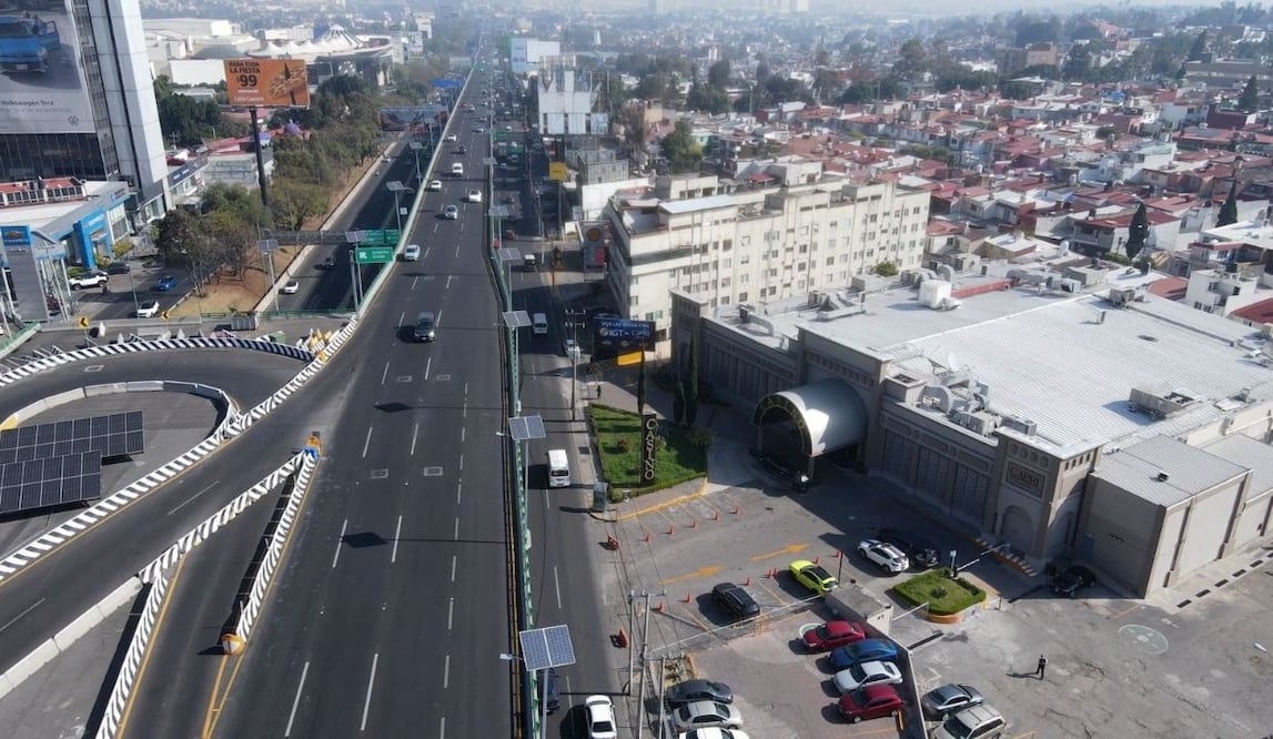Rehabilitación del Periférico Norte en Tlalnepantla; anuncian puentes peatonales, Paradero Seguro y mejoras viales. Foto: Especial
