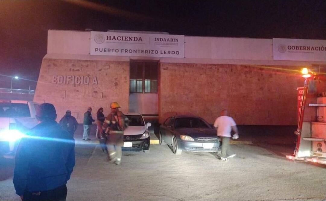 Migrantes incendiaron el Instituto Nacional de Migración