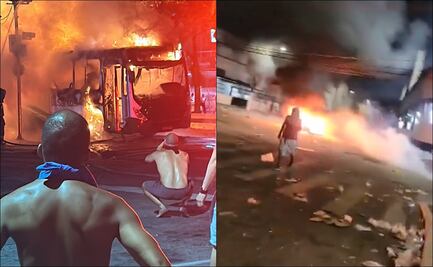 Afición de Santos provoca incendios y destrozos tras descender a la Serie B