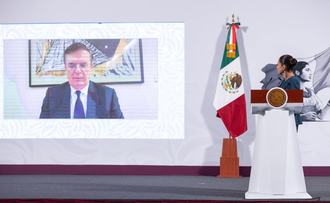 Conferencia de prensa mañanera de la presidenta Claudia Sheinbaum Pardo, desde Palacio Nacional, este 20 de marzo de 2025. Foto: Hugo Salvador / EL UNIVERSAL